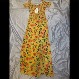 Brand new nasty gal flower dress size 4
